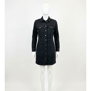 NEW FAHERTY denim michelle dress in vintage black wash